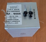 Wkręty farmerskie TORX Etanco 4,8x35 RAL9005 
