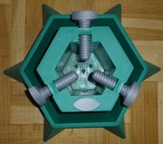 Plastikowy Stojak Choinkowy Gwiazda Podstawa pod choinkę do około 2 m