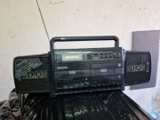 Philips D8188/30 – radio boombox vintage, podwójny magnetofon kasetowy