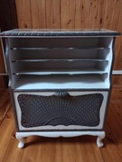 Stolik-gazetnik drewniany ręcznie malowany