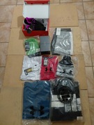 BOX markowej odzieży sportowej (Under Armour, Diadora, 4F, Pit Bull)