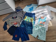 Paka zestaw 110 116 koszulka t-shirt szorty spodenki 