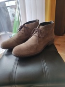 Męskie buty zamszowe, smart casual, Josef Seibel, rozmiar 45