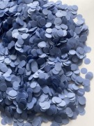 Niebieskie konfetti, rustykalne konfetti ślubne, konfetti na roczek,