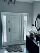 160 cm  SZEROKIE BIAŁE DRZWI w dobrej cenie 