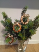 Drewniane ozdoby na choinkę 