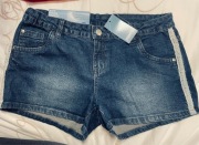 Szorty krótkie spodenki jeansy dżinsy z koronką 38/40 M 170/176 Nowe Esmara