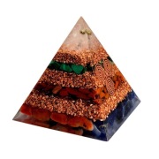 Orgonit Piramida Odpromiennik Kryształ Górski Malachit Jaspis Sodalit Agat 