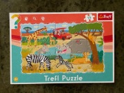 Puzzle ramkowe Trefl 15 el. Safari / Zwierzęta 3+