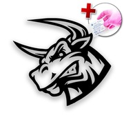 NAKLEJKA NA SAMOCHÓD AUTO LAPTOP - GŁOWA BYKA