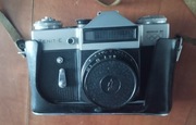 Aparat fotograficzny.Zenit E. Moskwa 80. Futerał 