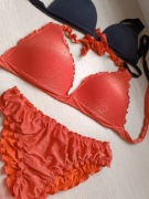 Bikini strój kąpielowy Calzedonia połysk S M 