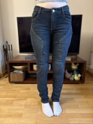 Jeansy motocyklowe damskie 4.BIKER max woman blue rozm. 28