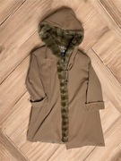 Płaszcz włoski z futrem Damo Donna Damski