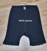Eva bokserki, szorty termiczne koronka 100% merino r S