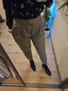 Reserved eleganckie spodnie S, biurowe, cygaretki, ciepłe