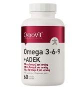 Data ważności 4 stycznia 2026 OstroVit Omega 3-6-9 + ADEK 60 kaps