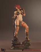 Figurka druk 3D żywica " Marvel - Red Sonja - F1643 " - 150 mm