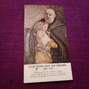 Obrazek z relikwią Bł. Brat Albert, Adam Chmielowski. 