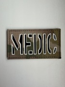 Naszywka combat id MEDIC multicam apteczka wojskowa ratownik morale patch