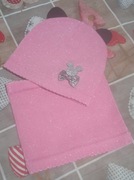 Komplet wiosenny czapka i komin 