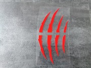 Naklejki na moto, kask, samochód,rower pazur, MotoGP, 299 km, akcesoria