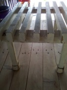 Taboret szpitalny PRL solidny