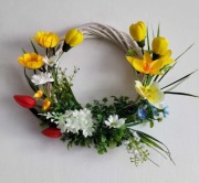 Stroik wianek dekoracja kwiaty