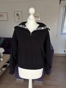 Sweter DKNY z kołnierzykiem