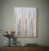 IMAGINATION IV | obraz minimalizm abstrakcja pastele autorski | 40x30 cm