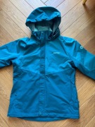 164 Hi-Tec Kurtka ORATI JRG przeciwdeszczowa zielona szmaragdowa 