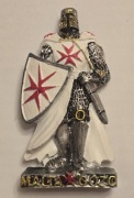 Magnes na lodówkę Malta Gozo Valetta Templariusz(43)  