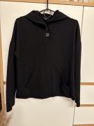 Bluza damska z kapturem czarna Massimo Dutti rozmiar XS