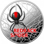 Najniebezpieczniejsze Stworzenia Australii Redback Spider 2021 1oz Ag Proof