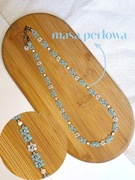 Choker Daisy – Naszyjnik z masą perłową i koralikami TOHO | Rękodzieło