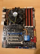 używana, sprawna płyta P6T DELUXE V2 z procesorem intel core i7 920