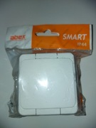 Abex Smart IP44 - gniazdo pojedyncze NT-16S BIAŁE