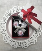 Medalion zawieszka do bukietu ślubnego ze zdjęciem wesele marynarki ślub