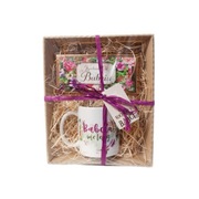 PREZENT NA DZIEŃ BABCI NA IMIENINY ZESTAW DLA BABCI KUBEK CZEKOLADA