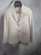 Garnitur chłopięcy 140 beżowy 