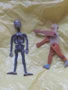 Figurki zabawki stare 2 sztuki 