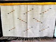 CEPELIA, makata/kilim/gobelin ,WEŁNA-LEN,AKSAMIT.144x94cm.