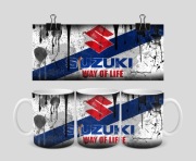 Kubek z nadrukiem SUZUKI prezent logo 330ml