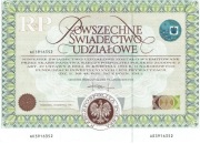 Powszechne Świadectwo Udziałowe, AE3916352