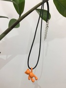 Naszyjnik Wisiorek na szyję Niedźwiedź metalowy