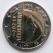 LUKSEMBURG 2021 2 EURO OBIEGOWE  "MOST"  UNC !!!!!RAR!!!!!