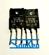 2SB1587 / 2SD2439 wylut. parowane warto 100% org.