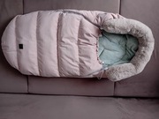 Śliczny śpiworek do wózka ciepły i jak nowy