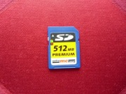 Karta pamięci SD Premium 512MB klasa 2