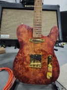 Telecaster Halucek Guitars burl partcaster